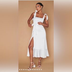 NWOT SHOW ME YOUR MUMU - Garden Midi Dress white size medium